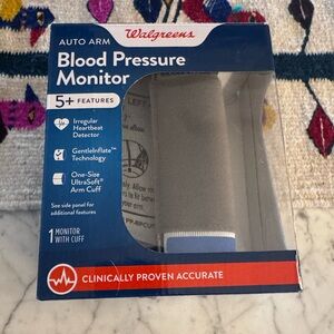 Walgreens blood pressure monitor, like new